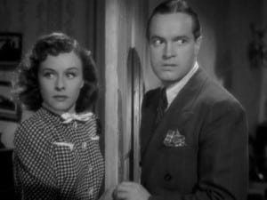1939 Cat and the Canary Bob Hope and Paulette Goddard 2